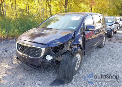 2020 Kia Sedona Lx из США, поврежденный, VIN KNDMB5C16L6646402